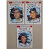 Image 1 : LOT OF 3 1970 TOPPS BASEBALL CARDS - ALL STARS - R