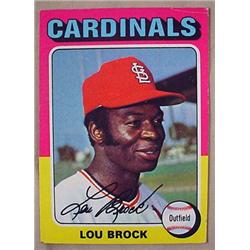 1975 TOPPS LOU BROCK NO. 540 BASEBALL CARD