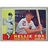 Image 1 : 1960 TOPPS NELLIE FOX NO. 100 BASEBALL CARD