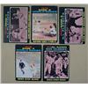 Image 1 : LOT OF 5 1971 TOPPS BASEBALL CARDS - Incl. 1970 Ga