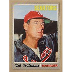 1970 TOPPS TED WILLIAMS NO. 211 BASEBALL CARD