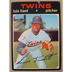 1971 TOPPS LUIS TIANT NO. 95 BASEBALL CARD