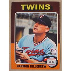 1975 TOPPS HARMON KILLEBREW NO. 640 BASEBALL CARD