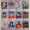 Image 1 : LOT OF 12 1973 TOPPS FOOTBALL CARDS
