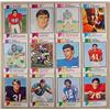 Image 1 : LOT OF 12 1973 TOPPS FOOTBALL CARDS