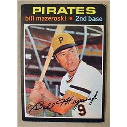 1971 TOPPS BILL MAZEROSKI NO. 110 BASEBALL CARD