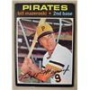 Image 1 : 1971 TOPPS BILL MAZEROSKI NO. 110 BASEBALL CARD