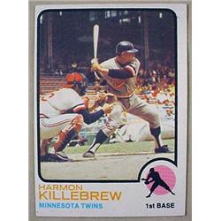 1973 TOPPS HARMON KILLEBREW NO. 170 BASEBALL CARD