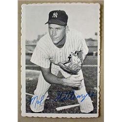 1969 TOPPS MEL STOTTLEMYRE NO. 13 DECKLE EDGE BASE