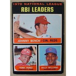 1971 TOPPS 1970 NL RBI LEADERS NO. 64 BASEBALL CAR