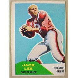 1960 FLEER JACK LEE NO. 38 FOOTBALL CARD