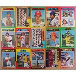 LOT OF 15 1975 TOPPS BASEBALL CARDS - Incl. Minnes
