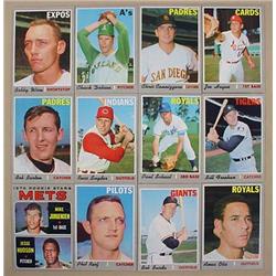 LOT OF 12 1970 TOPPS BASEBALL CARDS - Incl. Bill F