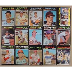 LOT OF 15 1971 TOPPS BASEBALL CARDS - Incl. 1971 R