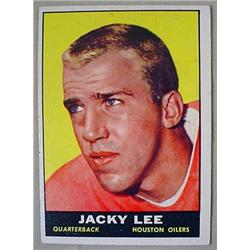 1961 TOPPS JACKY LEE NO. 148 FOOTBALL CARD