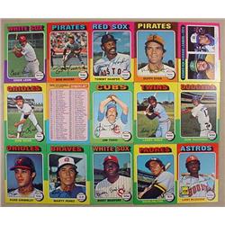 LOT OF 15 1975 TOPPS BASEBALL CARDS - Incl. Duffy 