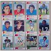 Image 1 : LOT OF 12 1973 TOPPS FOOTBALL CARDS