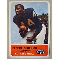 1962 FLEER ELBERT DUBENION NO. 14 FOOTBALL CARD