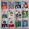 Image 1 : LOT OF 12 1973 TOPPS FOOTBALL CARDS