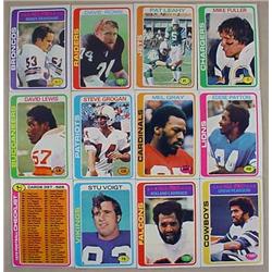 LOT OF 12 1978 TOPPS FOOTBALL CARDS