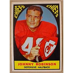 1967 TOPPS JOHNNY ROBINSON NO. 65 FOOTBALL CARD
