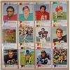 Image 1 : LOT OF 12 1973 TOPPS FOOTBALL CARDS