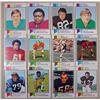 Image 1 : LOT OF 12 1973 TOPPS FOOTBALL CARDS