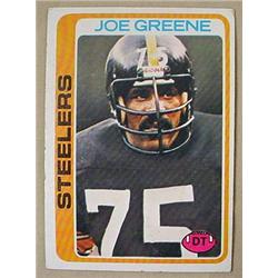 1978 TOPPS MEAN JOE GREENE NO. 295 FOOTBALL CARD
