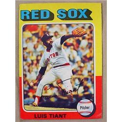 1975 TOPPS LUIS TIANT NO. 430 BASEBALL CARD