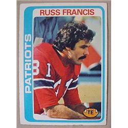 1978 TOPPS RUSS FRANCIS NO. 95 FOOTBALL CARD