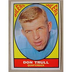 1967 TOPPS DON TRULL NO. 45 FOOTBALL CARD