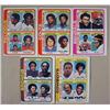 Image 1 : LOT OF 5 1978 TOPPS FOOTBALL TEAM CARDS