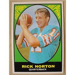 1967 TOPPS RICK NORTON NO. 77 FOOTBALL CARD