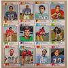 Image 1 : LOT OF 12 1973 TOPPS FOOTBALL CARDS