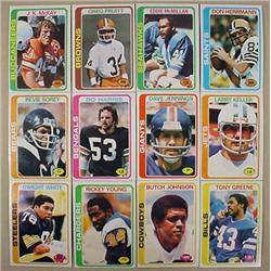 LOT OF 12 1978 TOPPS FOOTBALL CARDS
