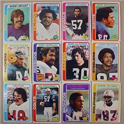 LOT OF 12 1978 TOPPS FOOTBALL CARDS