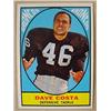 Image 1 : 1967 TOPPS DAVE COSTA NO. 33 FOOTBALL CARD
