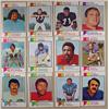 Image 1 : LOT OF 12 1973 TOPPS FOOTBALL CARDS