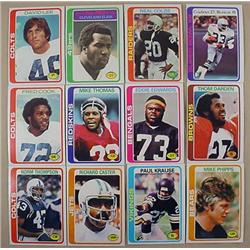 LOT OF 12 1978 TOPPS FOOTBALL CARDS