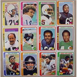 LOT OF 12 1978 TOPPS FOOTBALL CARDS