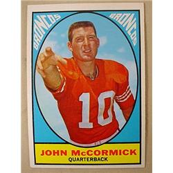 1967 TOPPS JOHN MCCORMICK NO. 31 FOOTBALL CARD