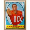 Image 1 : 1967 TOPPS JOHN MCCORMICK NO. 31 FOOTBALL CARD