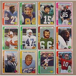 LOT OF 12 1978 TOPPS FOOTBALL CARDS