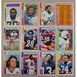 LOT OF 12 1978 TOPPS FOOTBALL CARDS