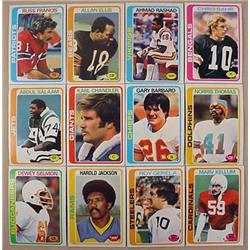 LOT OF 12 1978 TOPPS FOOTBALL CARDS