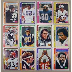 LOT OF 12 1978 TOPPS FOOTBALL CARDS