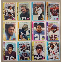 LOT OF 12 1978 TOPPS FOOTBALL CARDS