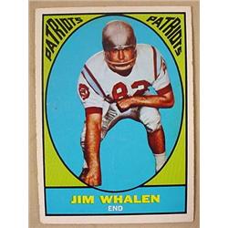 1967 TOPPS JIM WHALEN NO. 11 FOOTBALL CARD