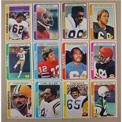 LOT OF 12 1978 TOPPS FOOTBALL CARDS