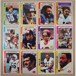 LOT OF 12 1978 TOPPS FOOTBALL CARDS